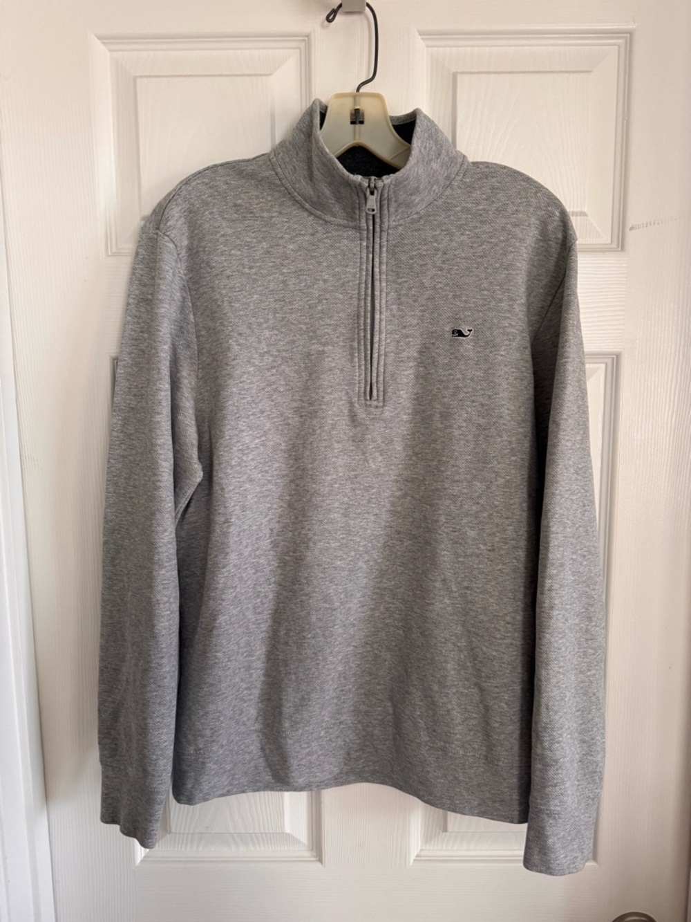 Vineyard Vines Men's Heather Gray Half-Zip Pullover